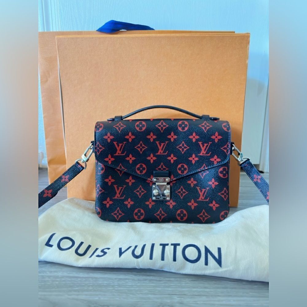 Louis Vuitton Limited Edition Monogram Infrarouge Canvas Pochette Metis
